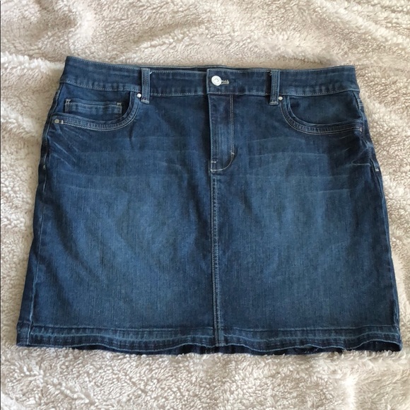 WHBM Jean Skirt